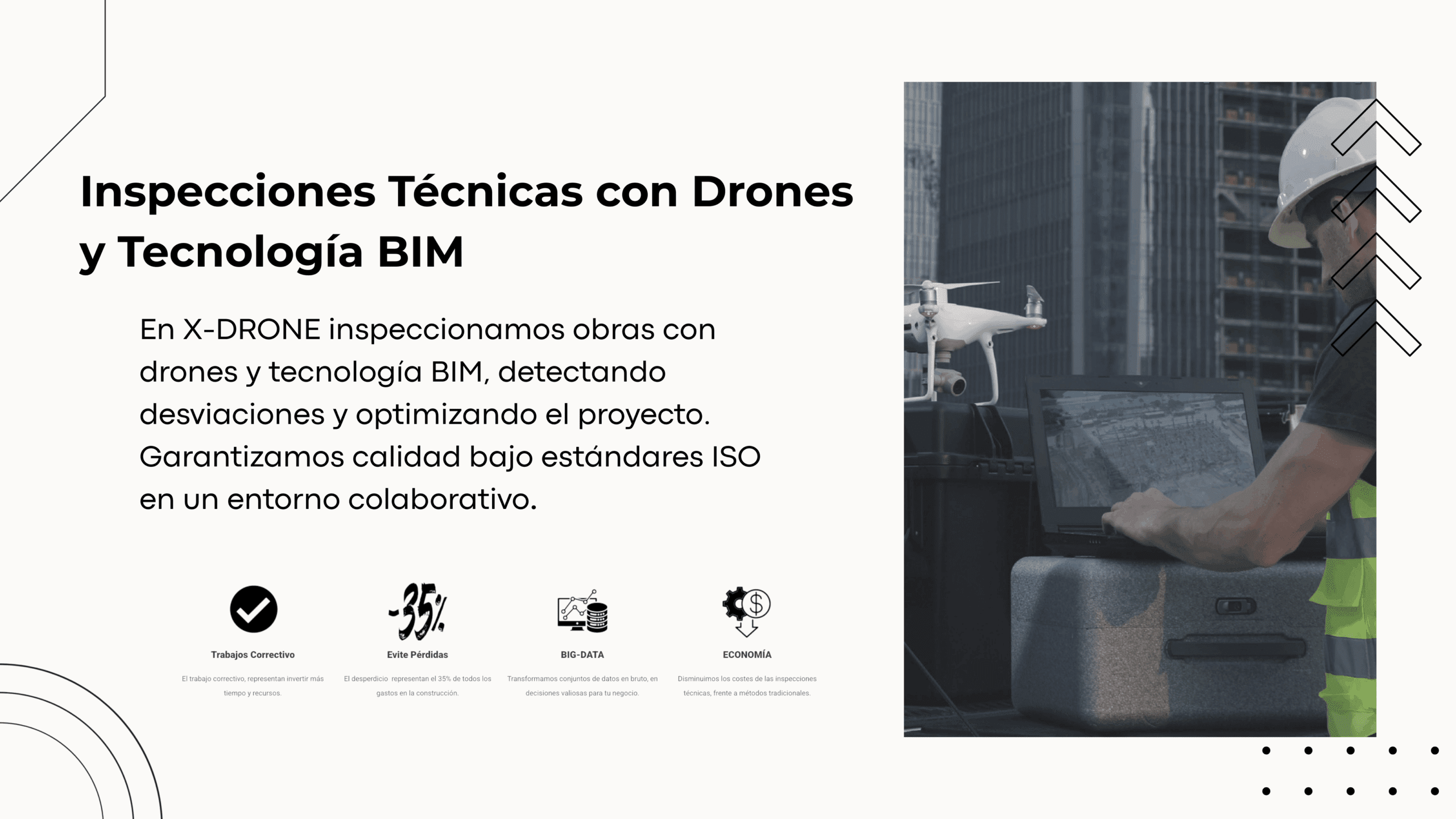inspecciones técnicas con drones y tecnología BIM